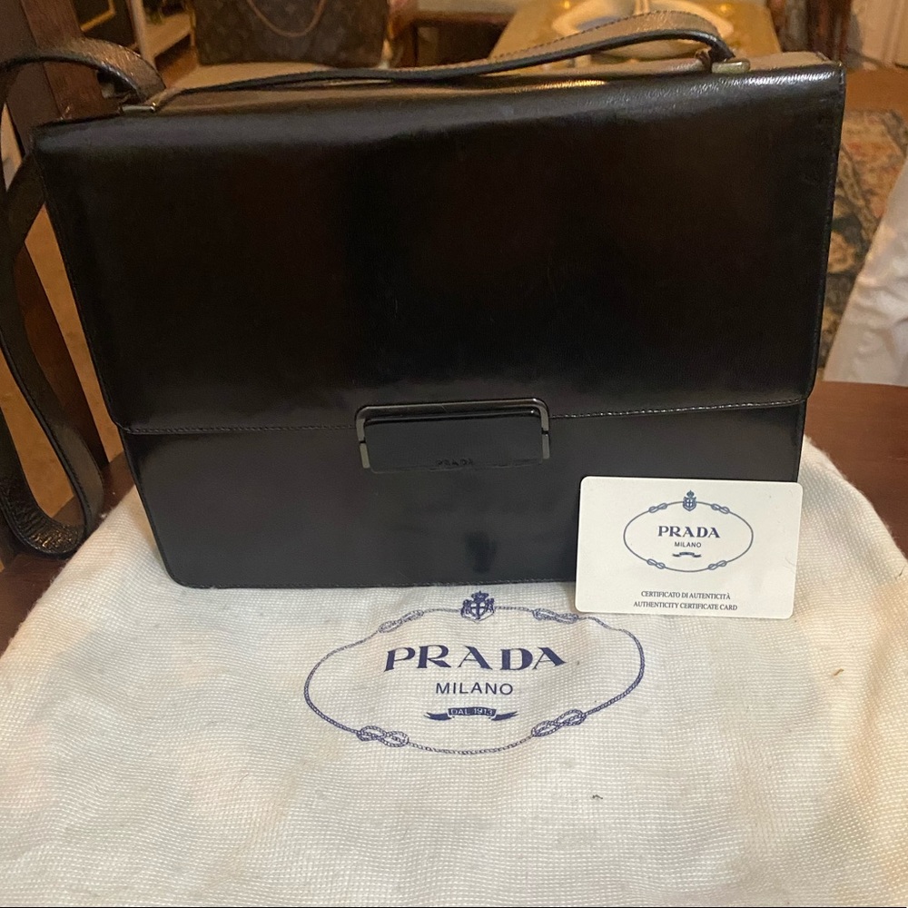 Prada leather purse